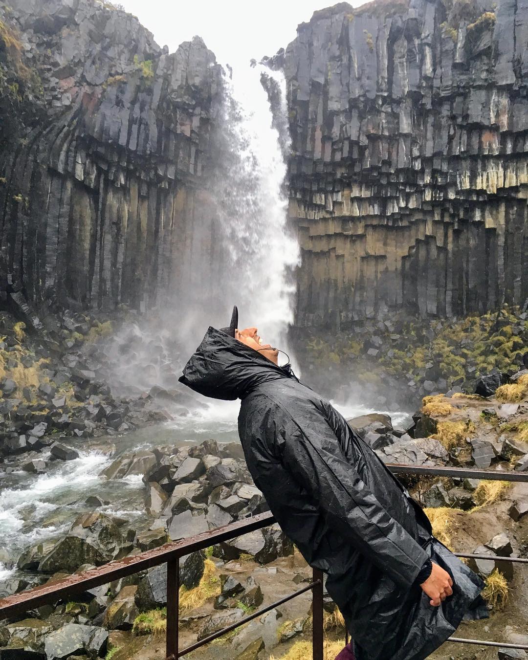 Iceland on a budget: Iceland waterfall.