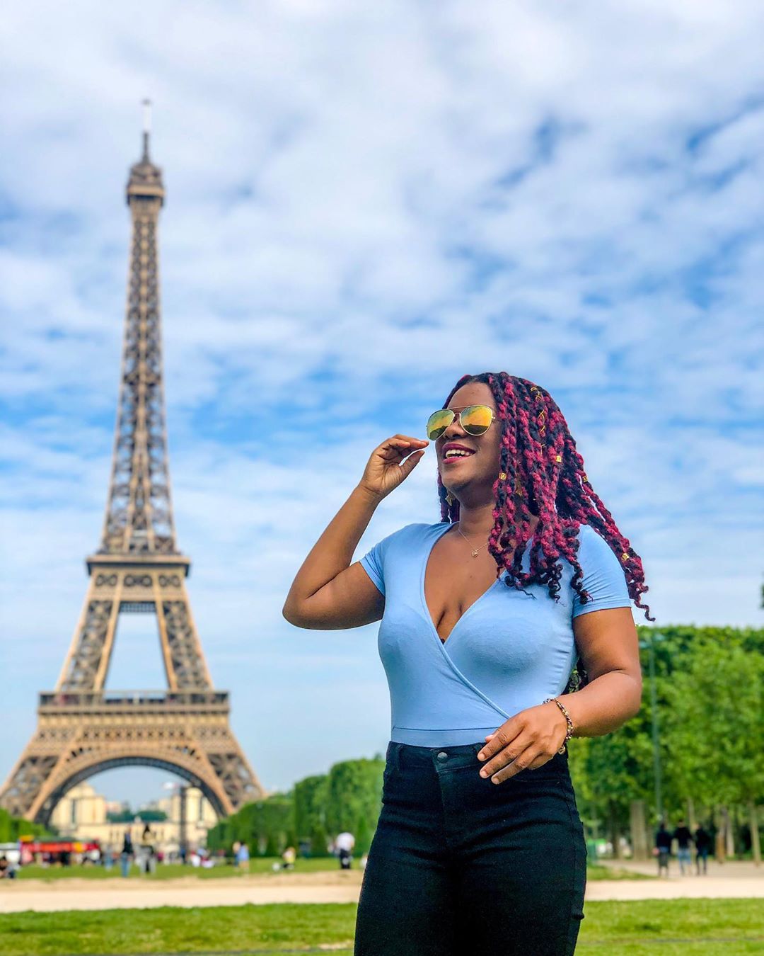 black travel blogger