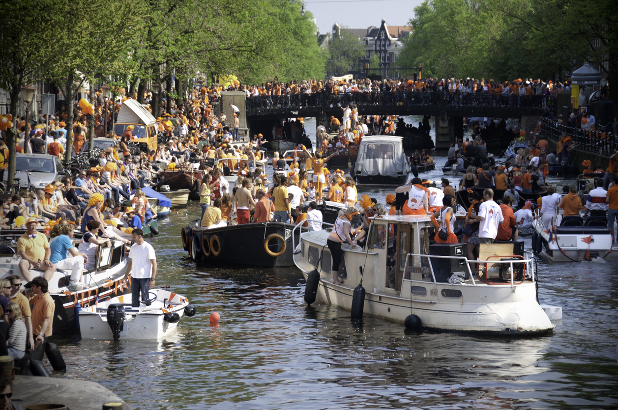 🇳🇱 Kings Day Amsterdam 2023 Night Street Party Koningsdag