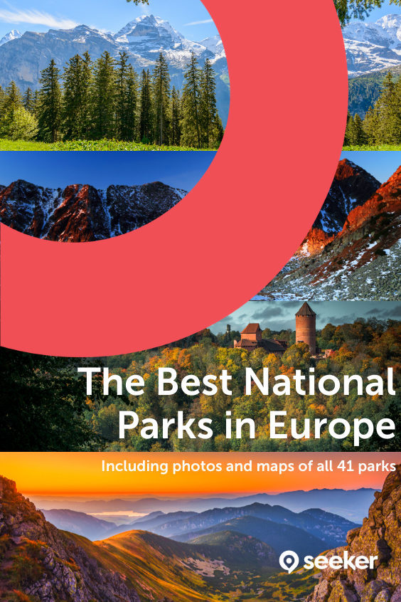 National Parks the Best Parks in Europe by Country (with Map and