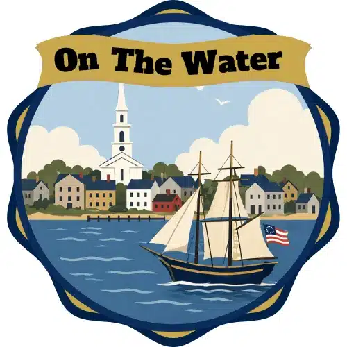On the Water badge - Connecticut Revolutionary War Trail