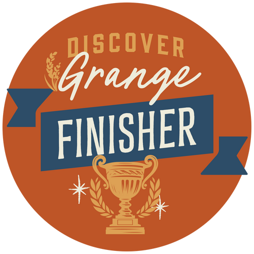 Discover Grange Finisher badge - Discover Grange Home Tour