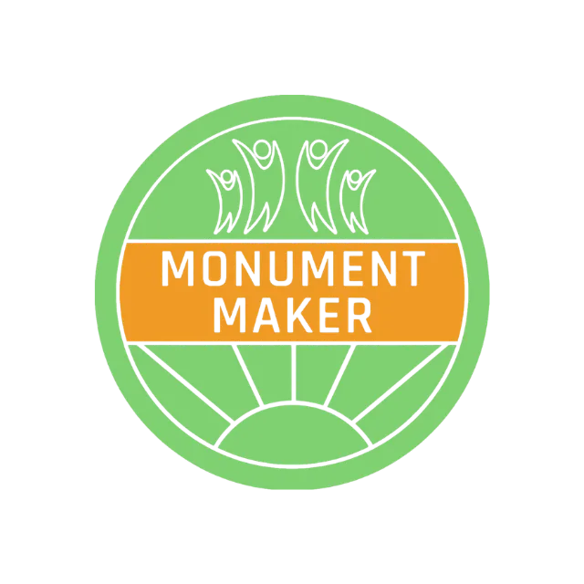 Monument Maker Badge - GO Big Sky Community Week 2024