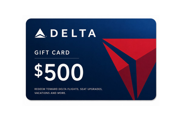 $500 Delta Gift Card grand prize